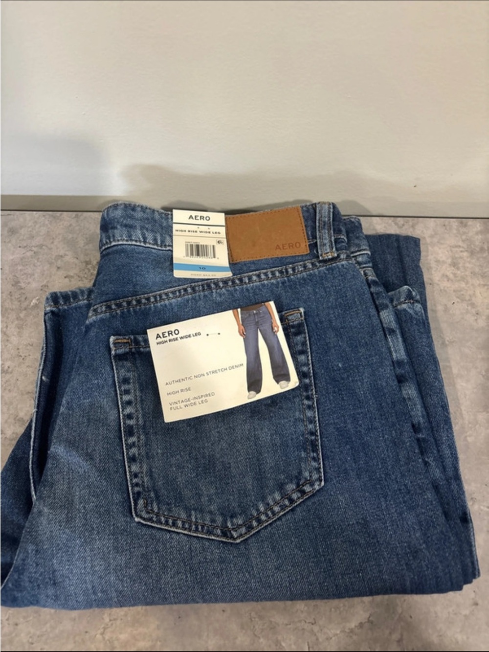 High Rise Wide Leg Jeans